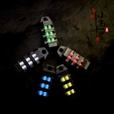 Tritium Self-illuminating TC4 Titanium Alloy Armband Compatible with Velcro