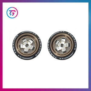 TG Racing TE37 Aluminium 20mm wheels with tires for 1/24 rc drift car 2Pcs