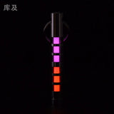 Two-color titanium alloy tritium trachea self-luminous keychain