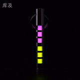 Two-color titanium alloy tritium trachea self-luminous keychain