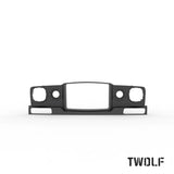 TWOLF M715 Rc Car CNC Metal Carbon Fiber Textured Front Face Upgrade