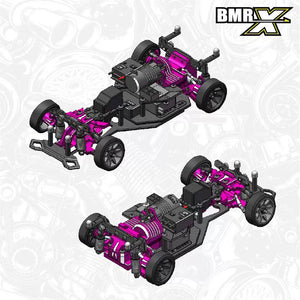 BMRACING  BMRX PRO 1/24 RWD Rc drift car frame