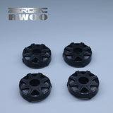 Zerorc 1/24 RW00s rc drift car adjustable degree 22mm plated wheel tire MR03