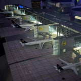 1/400 Frankfurt Airport Terminal Covered Bridge Model 3D Printed Plastic Model