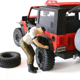 1/10 1/8 Rc Climbing Car Driver Doll Model 4 in 1