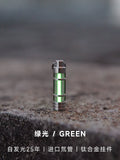 Titanium Tritium Keychain Self-Illuminating 25year