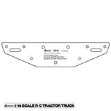 Tamiya RC Tractor 1/14 Volvo FH16 XL750 56375 56360 56362 Headlight Module PRO