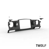 TWOLF M715 Rc Car CNC Metal Carbon Fiber Textured Front Face Upgrade