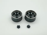 LS Studio 1pair Metal Wheels 20mm for 1/28 1/24 Miniz AWD Rc Drift Car