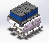 CUT BZ-20 1/12 1/14 RC Hydraulic Excavator Large Flow Directional Valve