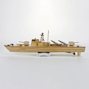 RC Missile Boat Model D-42 Diy Wooden Kit