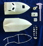 1/18 Lifeboat Model Boat Kit Assembly
