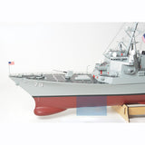 1:144 Navy Burke-class Guided Missile Destroyer Remote Control Boat Finished Nautical DIY