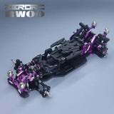 1/24 ZERORC RW00 RC drift Car RWD Rear Drive Frame