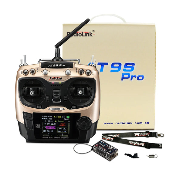 Radiolink AT9S Pro Transmitter with R9DS RX 2.4G Receiver for RC Drone