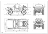 CROSSRC XT4 1/10 4WD RC Crawler KIT