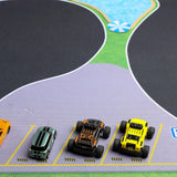 160x90cm 180x80CM 1/76 RC Mini Car Portable Turbo Racing Rubber Mat Track