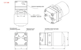 CUT-28B  Hydraulic Oil Pump 594 580 Rc Hydraulic Excavator