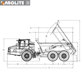 Kabolite K960 1/18 Rc hydraulisches Gelenktechnikfahrzeug RTR 