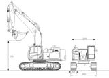 1/14 Rc Hydraulic  Metal Excavator Model Liebherr 945 RTR