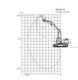 1/14 modèle hydraulique Liebherr 945 RTR d'excavatrice en métal de Rc