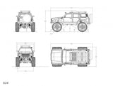 CROSSRC SU4 4WD 4X4 1/10 RC Car Crawler KIT