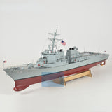 1:144 Navy Burke-class Guided Missile Destroyer Remote Control Boat Finished Nautical DIY