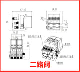 Hydraulic Oil Valve Controller with Neutral Return Oil for 1/12 Rc Hydraulic Excavator Bulldozer