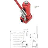 Mini Hydraulic Jack 1/10 Trx4 Rc Car Props