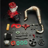 SCZ 70CC Gasoline ENGINE  Powerful + Pipe + WJ71 for 1/5 HPI KM Rovan Baja 5b 5T 5SC Rc Gasoline Car