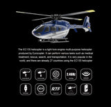 C187  EC135 4CH 6-Axis Gyro Single-Propeller Without Ailerons RC Helicopter  RTF