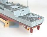 1:144 Lenkwaffenzerstörer der Navy Burke-Klasse, ferngesteuertes Boot, fertiges nautisches DIY-Modell
