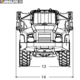 Kabolite K960 1/18 Rc hydraulisches Gelenktechnikfahrzeug RTR 