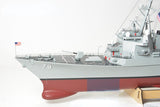 1:144 Navy Burke-class Guided Missile Destroyer Remote Control Boat Finished Nautical DIY