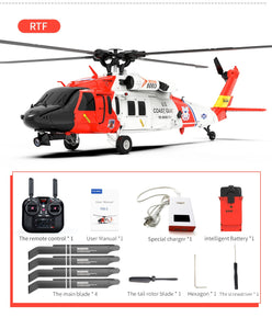 YXZNRC F09-S RTF 2.4G 6CH RC Hubschrauber 6-Achsen-Gyro GPS FPV mit Kamera 