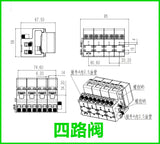 Hydraulic Oil Valve Controller with Neutral Return Oil for 1/12 Rc Hydraulic Excavator Bulldozer