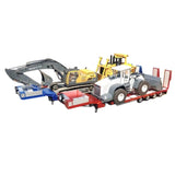 Metal Trailer  for 1/14 Tamiya Rc Tractor Rc Hydraulic Loader Transportation