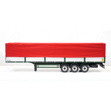 Tow Fence Semi-hanging Trailer  Metal Tarpaulin All-aluminum Kit for 1/14 Tamiya RC Truck Trailer Tippe Scania Actros fh16