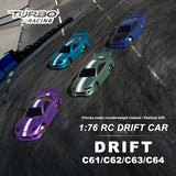Turbo Racing 1:76 C61 C62 C63 C64 Drift RC Car Rtr