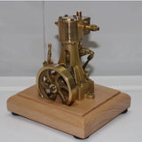 Brass Vertical Single Cylinder Steam Engine Model