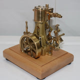 Brass Vertical Single Cylinder Steam Engine Model