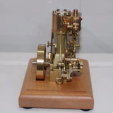 Brass Vertical Single Cylinder Steam Engine Model