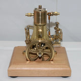 Brass Vertical Single Cylinder Steam Engine Model