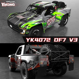 YIKONG YK4072 DF7 V3 1/7  Rc Desert Short Car RTR