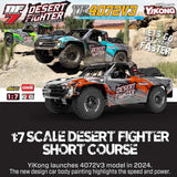 YIKONG YK4072 DF7 V3 1/7  Rc Desert Short Car RTR