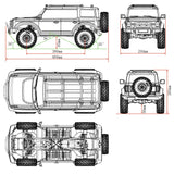 YIKONG YK4083 1/8 4083 4WD RC Crawler Kletterauto RTR 