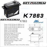 KEY FULCRUM Brushless Digital Servo K3365 K3861 K5352 K7351 K7361 K7363 K7365 K7863 for RC On-road Off Car