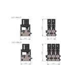 CUT 13FA Rc Hydraulic Excavator 2-7CH Hydraulic Reversing Valve