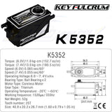 KEY FULCRUM Brushless Digital Servo K3365 K3861 K5352 K7351 K7361 K7363 K7365 K7863 for RC On-road Off Car