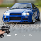 LDRC GTR R34 1/18 2.4G RWD RC Drift  Car with Gyro  RTR